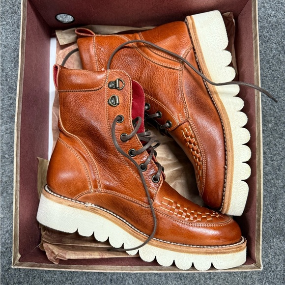 Bedstu Elisha II Women’s Brown Leather Boots - Picture 4 of 7